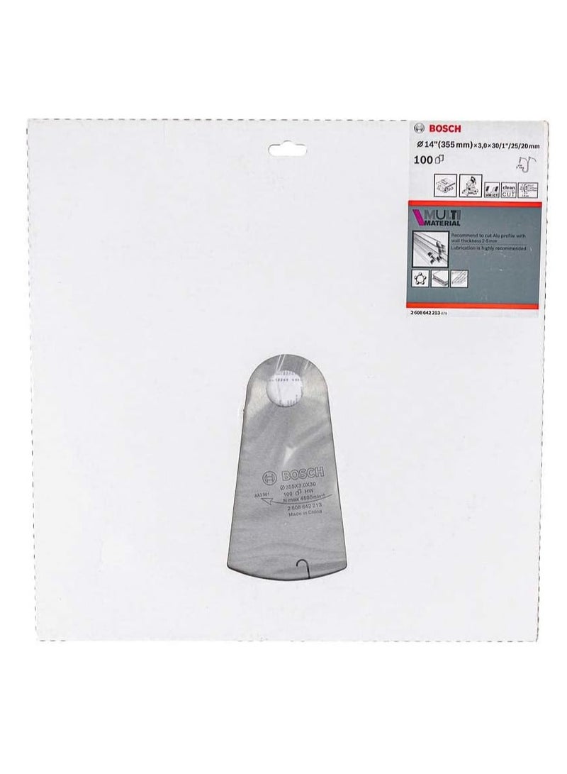 BOSCH Bosch Professional Circular Saw Blade For Wood 14'' / 355 Mm Dia, 100 Teeth  - Image 2