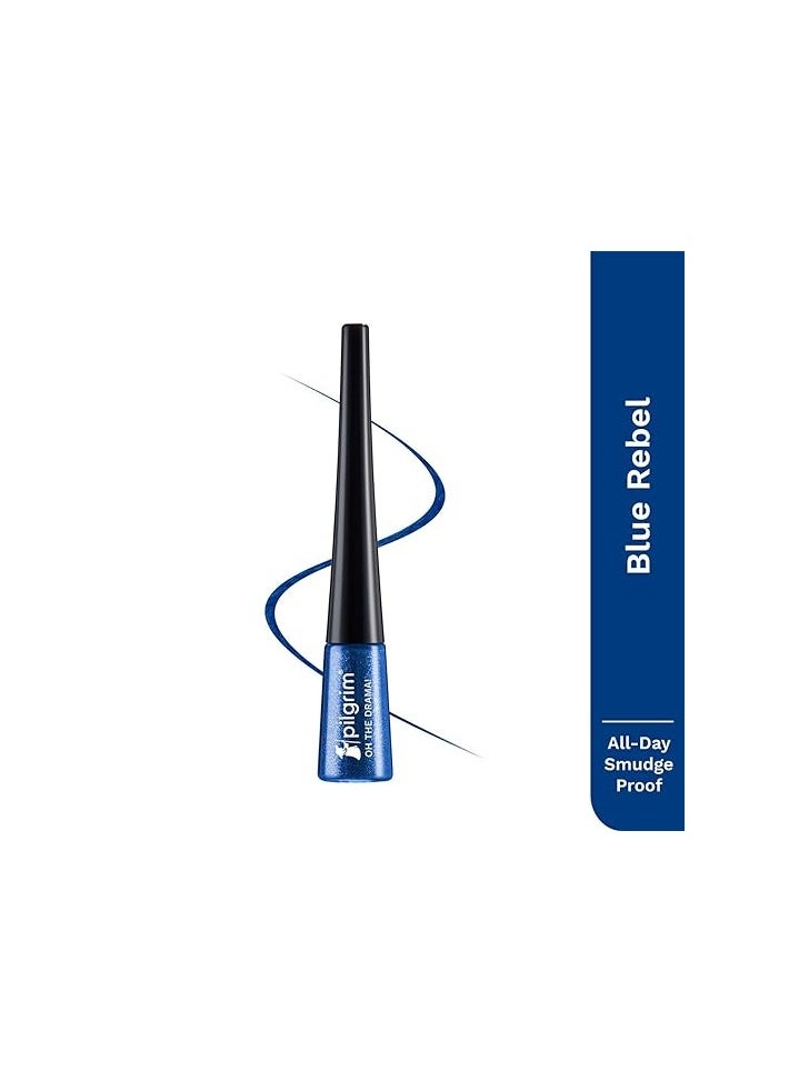 PILGRIM - Pilgrim Blue Rebel Metallic Eyeliner Long Lasting & Smudge Proof Enriched with Argan Oil - Image 1