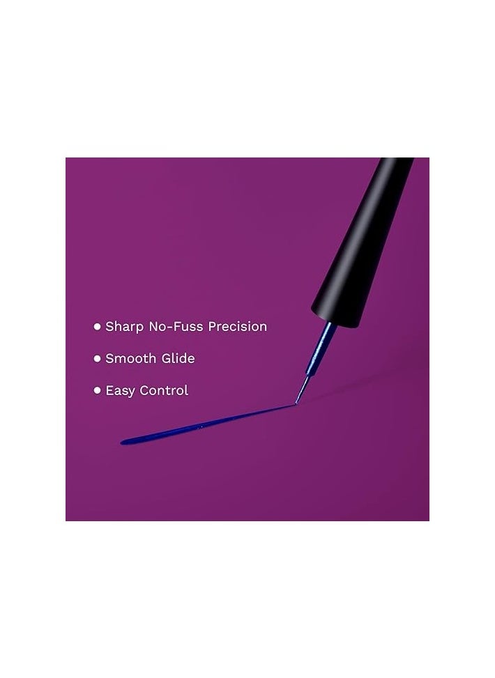 PILGRIM - Pilgrim Blue Rebel Metallic Eyeliner Long Lasting & Smudge Proof Enriched with Argan Oil - Image 1
