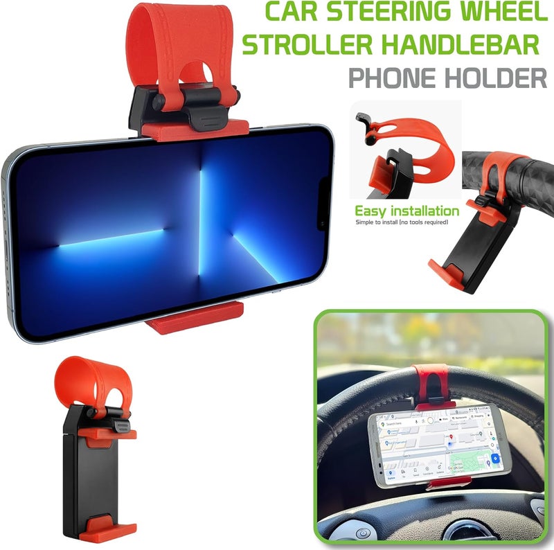 cellet حامل الهاتف الذكي على عجلة القيادة من سيلت سيونجير - حامل هاتف بدون استخدام اليدين لتوجيه GPS - Image 2