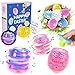 Vatos Easter Toys Eggs for Kids 6 Pack Lighting Spining Singing Plastic Colorful Easter Toys Egss Easter Basket Stuffers Party Favors Gifts for Kids 3 Boys Girls - Image 2