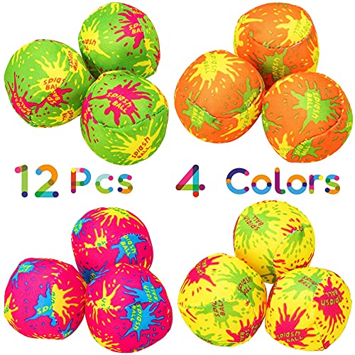 HFATMOS Water Splash Balls Float, Mini Bomb Balls for Pool, Absorbent Ball for Activities, Kids Pool Toys Summer Beach Soaking Games Fun Children Party Activities 12 Pcs - Image 5