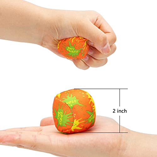 HFATMOS Water Splash Balls Float, Mini Bomb Balls for Pool, Absorbent Ball for Activities, Kids Pool Toys Summer Beach Soaking Games Fun Children Party Activities 12 Pcs - Image 2