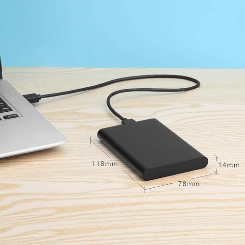 CARE CASE 1tb Portable External Hard Disk - USB 3.0 for PC Laptop Windows and Mac, 1 Year Warranty, External HDD - Black (1 tb) - Image 4