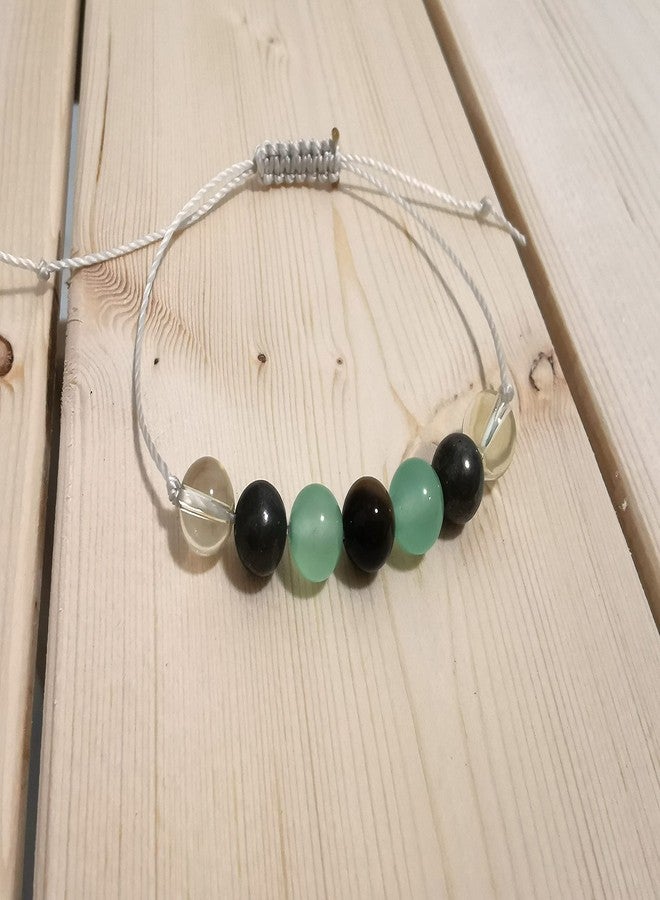 LFaize Money Maker, Pyrite, Aventurine, Tiger Eye, Citrine, Meditation, Wealth, Abundance, Prosperity, String Bracelet - Image 3