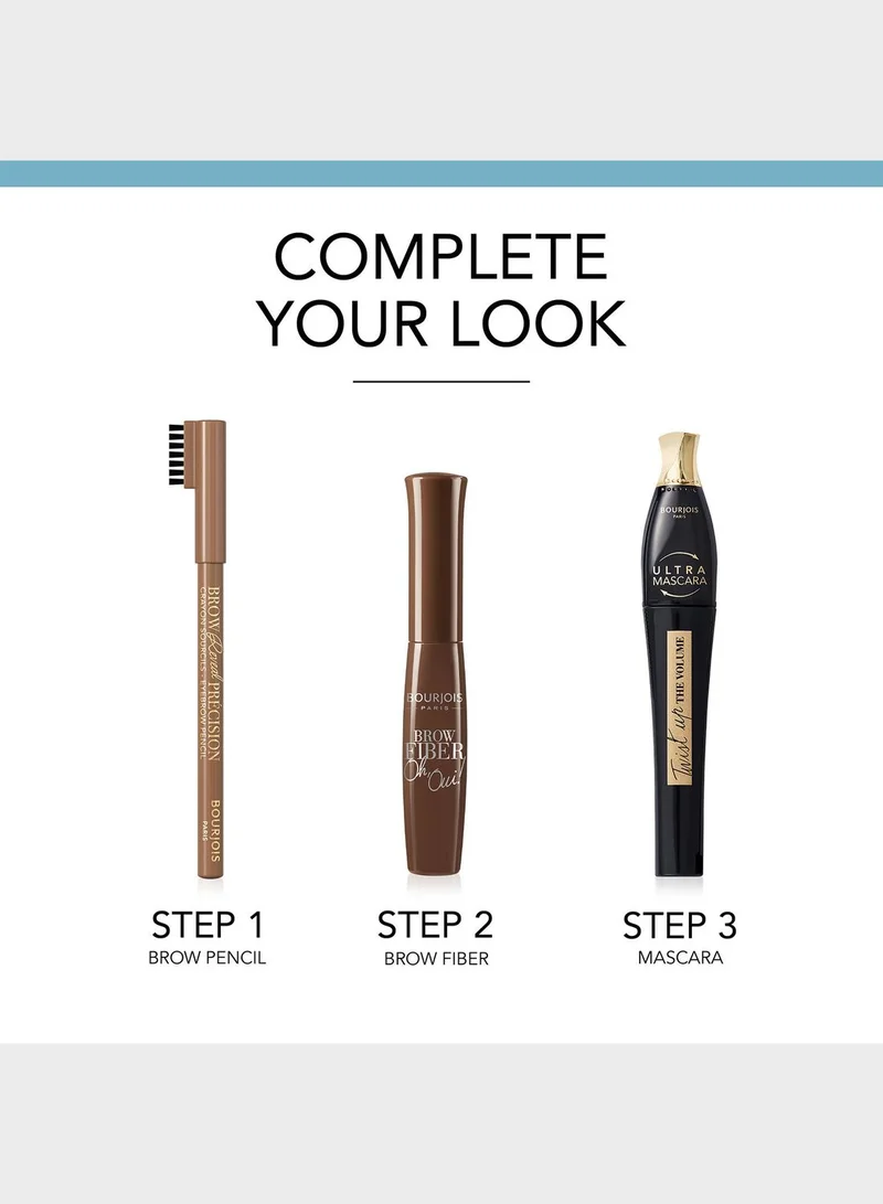 BOURJOIS PARIS Bourjois Oh Oui! Brow Fiber – 02 – Chestnut, 6.8ml
