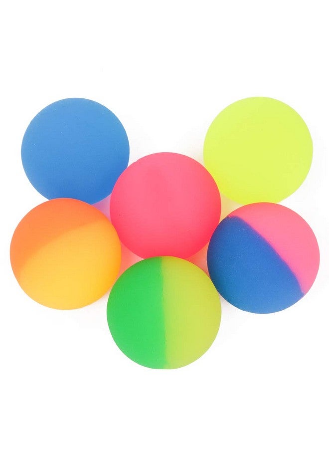 PROLOSO 2.3" Bouncy Balls Glow in The Dark High Bouncing Rubber Ball Bright Pet Toys Pack of 6 - Image 2