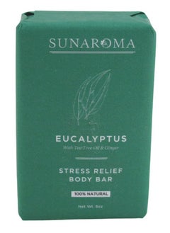 SUNAROMA Sunaroma Soap Bar Eucalyptus With Tea Tree + Ginger 8 Ounce (6 Pack)  - Image 3