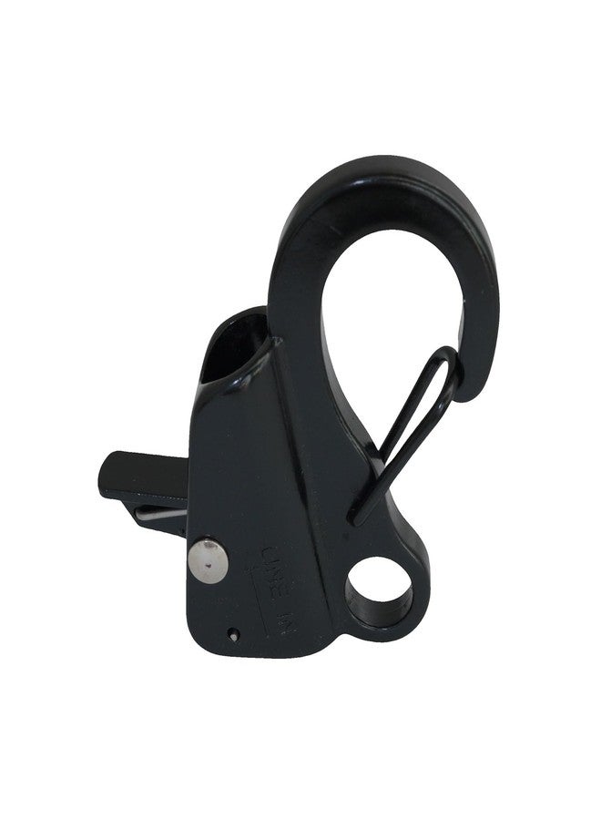 heyous Stainless Steel Black Boat Anchor Hook 3/8inch Yacht Boat Rope Threading Hook Fender Adjustment Sliding Rope Threading Hook Knotless Anchor System - Image 1