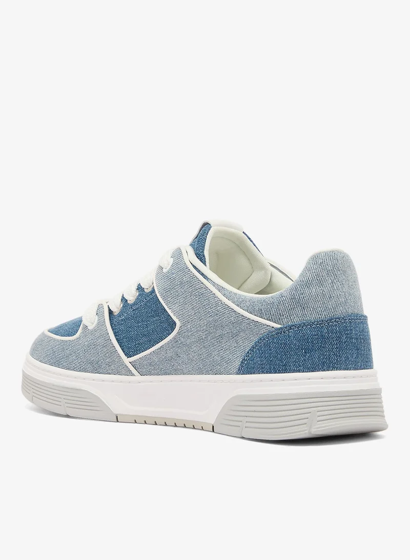 Karl Lagerfeld  Kourtney Denim Low Top Sneakers for Men | Best Price UAE