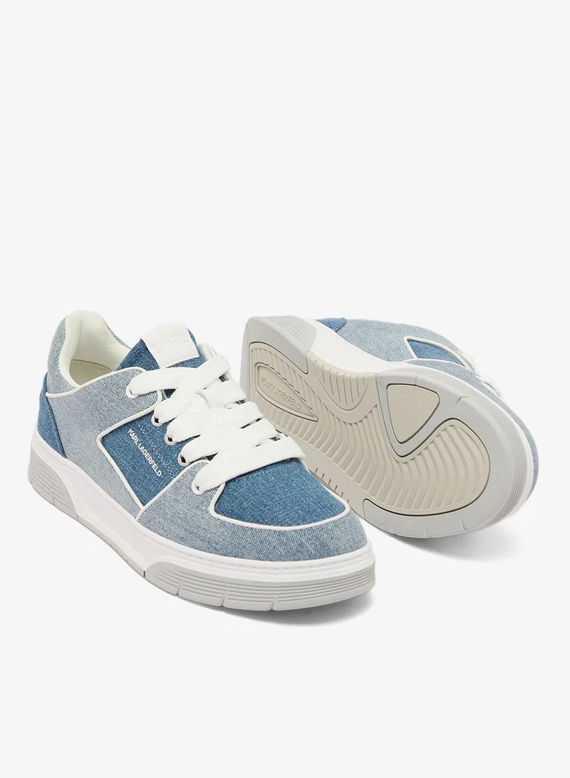 Karl Lagerfeld Kourtney Denim Low Top Sneakers