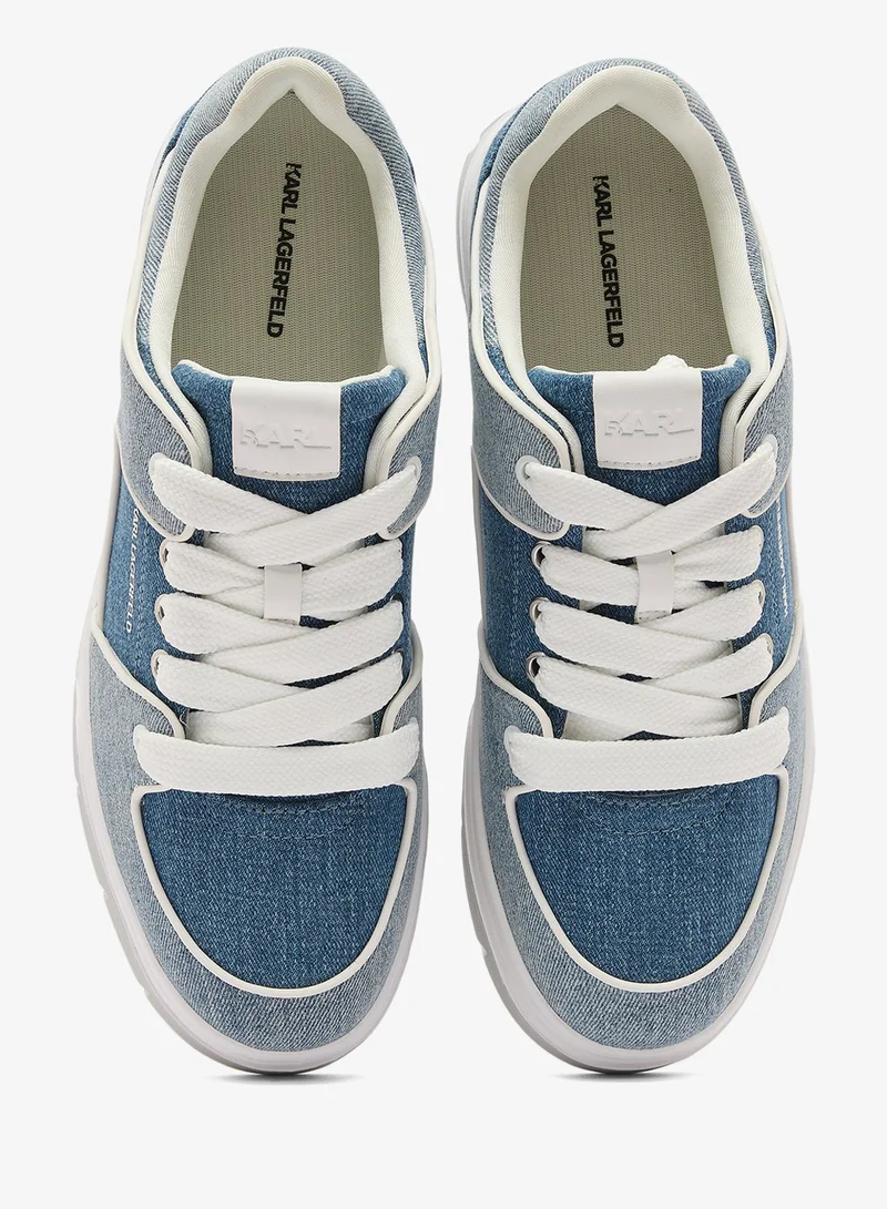 Karl Lagerfeld  Kourtney Denim Low Top Sneakers for Men | Best Price UAE