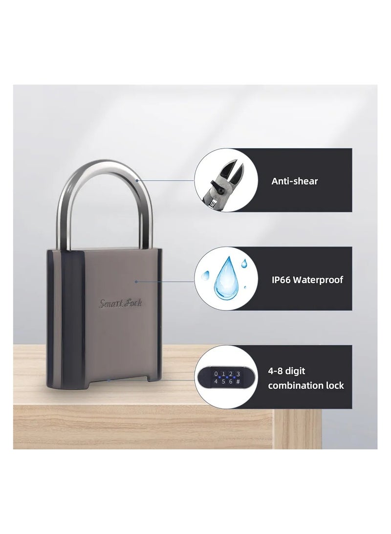 Combination Lock,4-8 Digit Combination Padlock Outdoor,School Lock, Gym Lock for Fence Lock, Toolbox, Case, Hasp Cabinet Storage  - Image 5