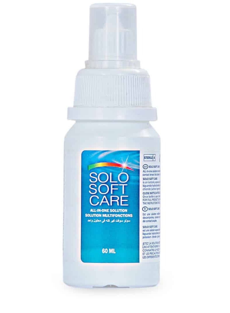 Solo Soft Care محلول تنظيف العدسات اللاصقة متعدد الأغراض 60 مل 