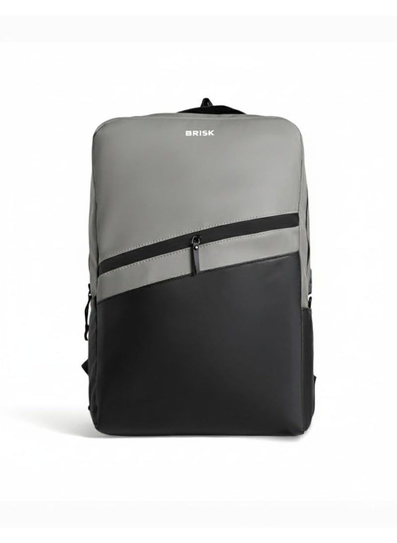 BRISK Waterproof Laptop Backpack for Men and Women, Business & Travel Bag with Smart Storage Fits up to 18-Inch Laptop - Image 1