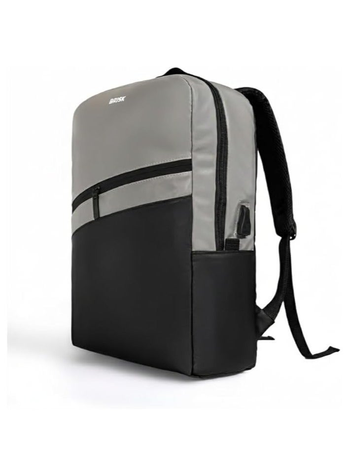 BRISK Waterproof Laptop Backpack for Men and Women, Business & Travel Bag with Smart Storage Fits up to 18-Inch Laptop - Image 3