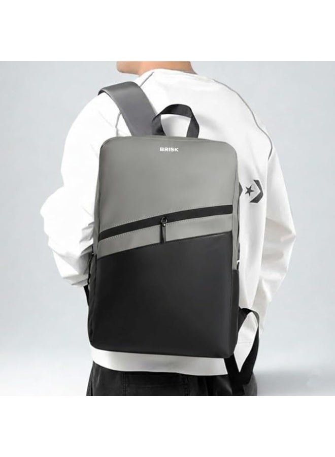 BRISK Waterproof Laptop Backpack for Men and Women, Business & Travel Bag with Smart Storage Fits up to 18-Inch Laptop - Image 2