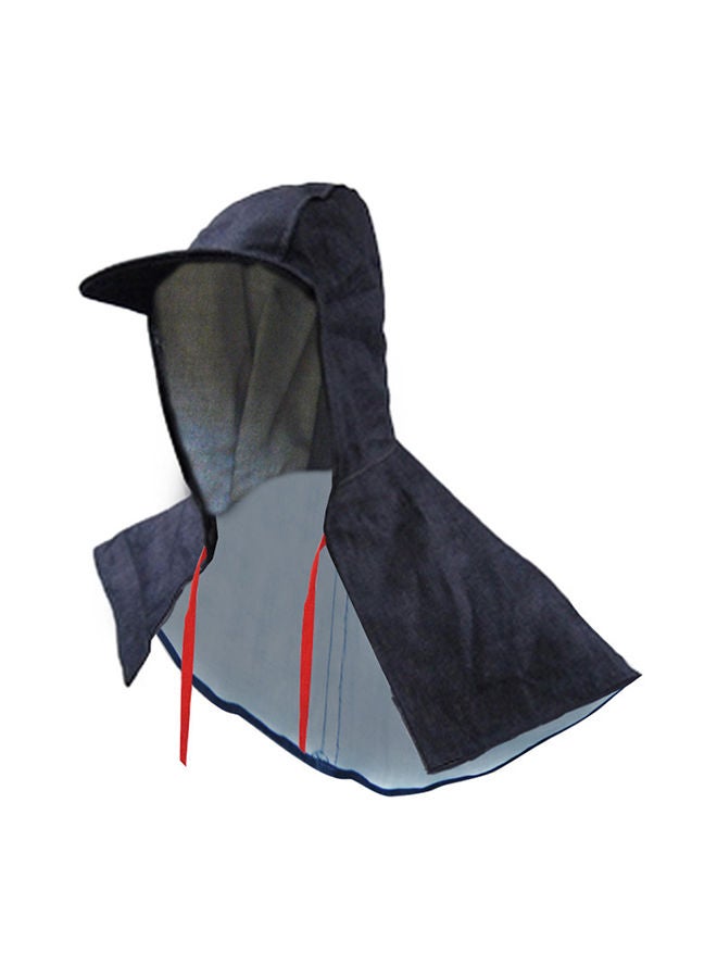 NIBEMINENT Denim Dust Proof Shawl Cap Wear Blue - Image 1