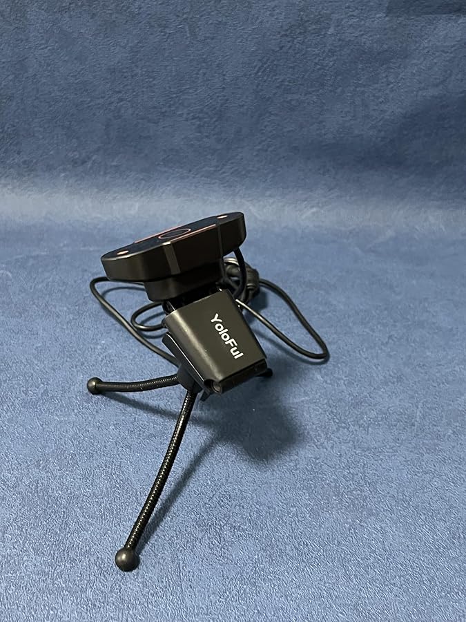 YoloFul Webcam With Tripod Stand Widescreen USB Computer Camera Streaming Mic For Online Calling - Image 5