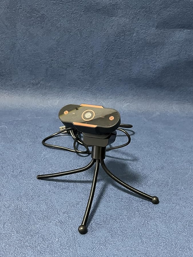 YoloFul Webcam With Tripod Stand Widescreen USB Computer Camera Streaming Mic For Online Calling - Image 4