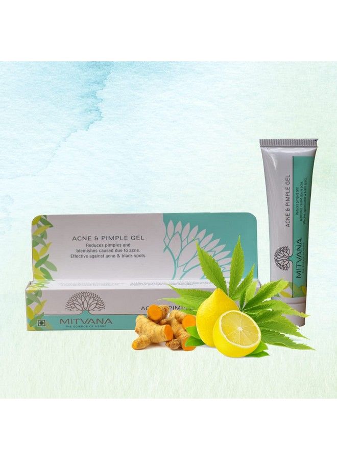 MITVANA Acne & Pimple Gel 30G With Neem & Turmeric X 2 - Image 2