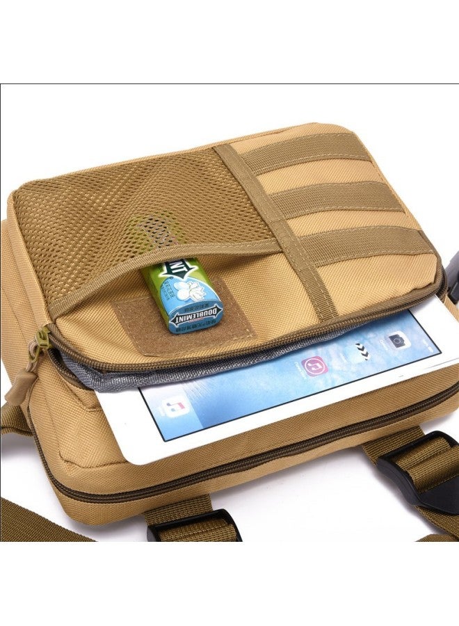 Outdoor Tactical Chest Bag Running Sports Vest Camouflage Trendy Backpack Casual Vest Front Hanging Bag Men's Crossbody-Color:Desert Camouflage - Image 5