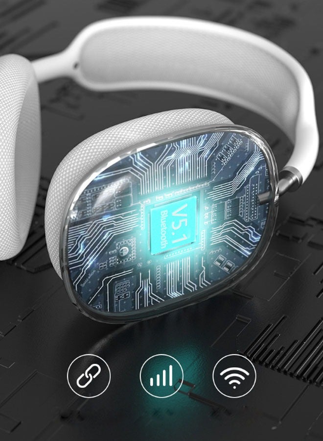 Wireless Bluetooth Headphones,Stereo Headsets,Rechargeable Earphones with Voice Chat Function and Call,Soft Cushion Headset 10Hours Playtime, Wireless Noise-cancelling Headphones - Image 2