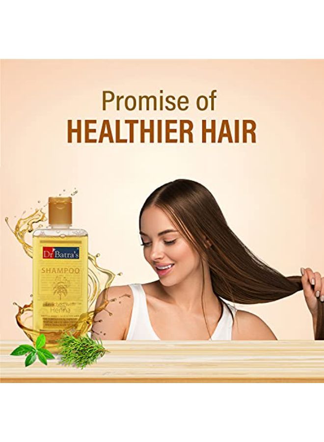 Dr Batra's Shampoo Enriched With Henna - 200 Ml (Pack Of 2) - Image 4