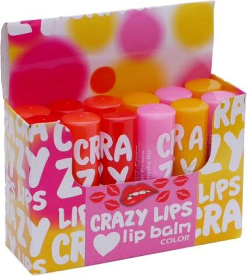 Elecsera Crazy Lip Balm Fruity Flavor 36g Pack Of 12  Multicolor - Image 5