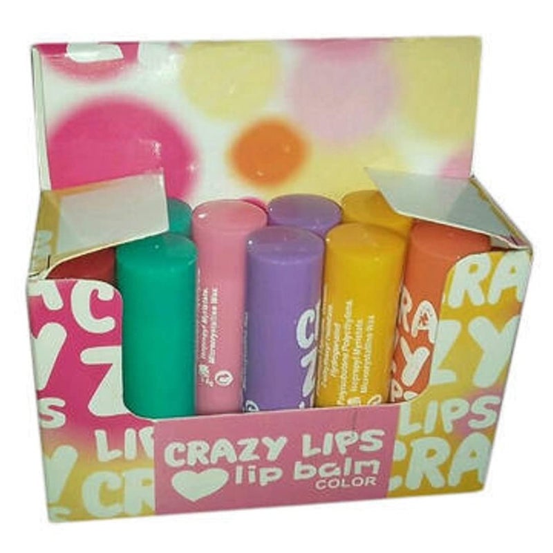 Elecsera Crazy Lip Balm Fruity Flavor 36g Pack Of 12  Multicolor - Image 1