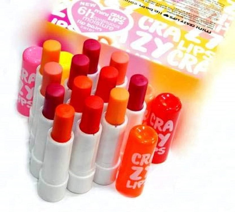 Elecsera Crazy Lip Balm Fruity Flavor 36g Pack Of 12  Multicolor - Image 3
