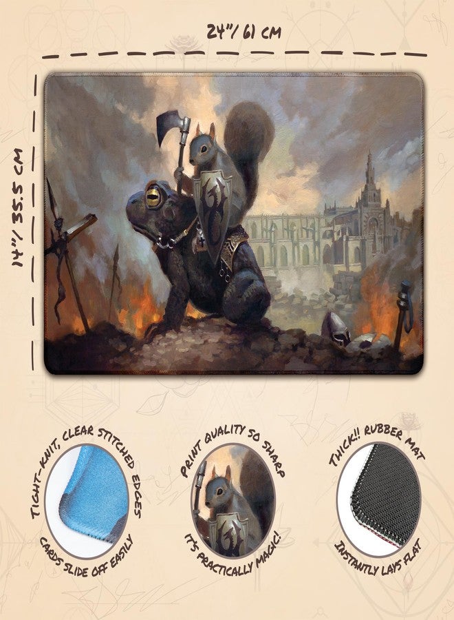 Paramint Toad Rider (Stitched) - MTG Playmat - Compatible with Magic The Gathering Playmat - Play MTG, YuGiOh, TCG - Original Play Mat Art Designs & Accessories - Image 3