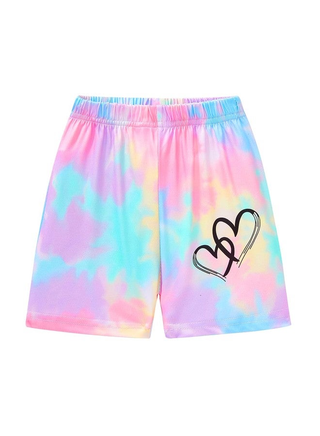 NUBEEHOHO Toddler Girls Heart Print Outfits Valentine's Day Clothes Little Girls Kids Summer Vacation Outfits Clothes 5T (241) - Image 5