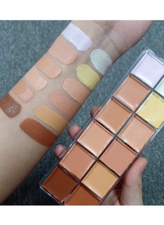 VERONNI Full Coverage Waterproof Concealer Palette for Even Skin Tone  - Image 5