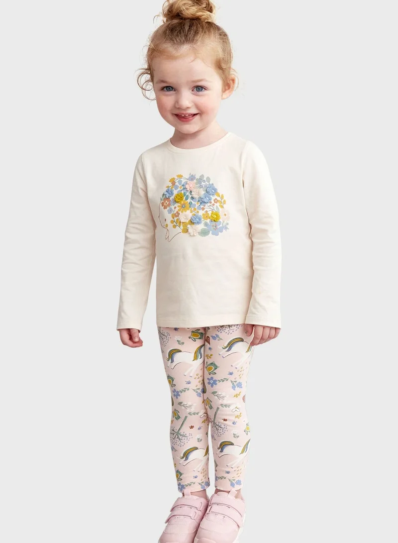 mothercare Infant 3 Pack Assorted Leggings