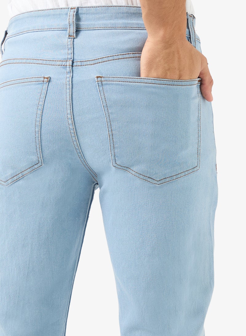 سفنتي فايف جينز بقصة مستقيمة - Image 5