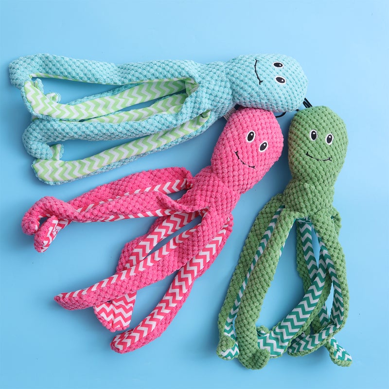 6 pcs Delicate Octopus Plush Toy Chewing Playthings for Pet Dog - Image 4