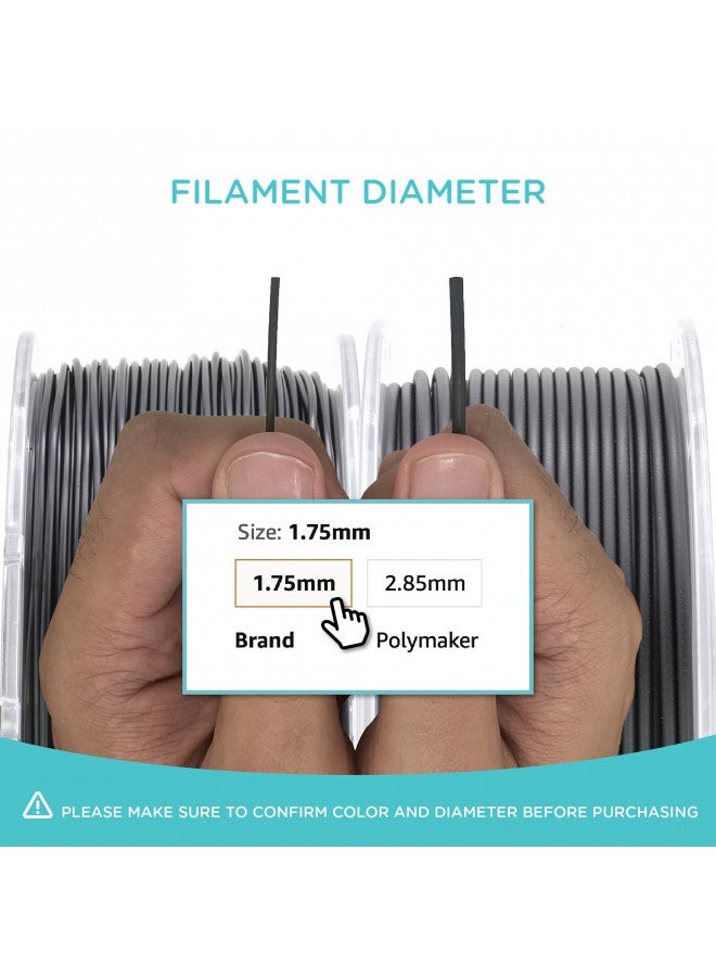 polymaker خيوط بوليمكر PC 1.75 مم، خيوط بولي كربونات شفافة 1.75 مم 1 كجم على بكرة كرتونية - خيوط بولي لايت PC الشفافة، قوية ومتينة ومقاومة للحرارة لطابعة 3D خيوط بولي كربونات 1.75 - Image 4