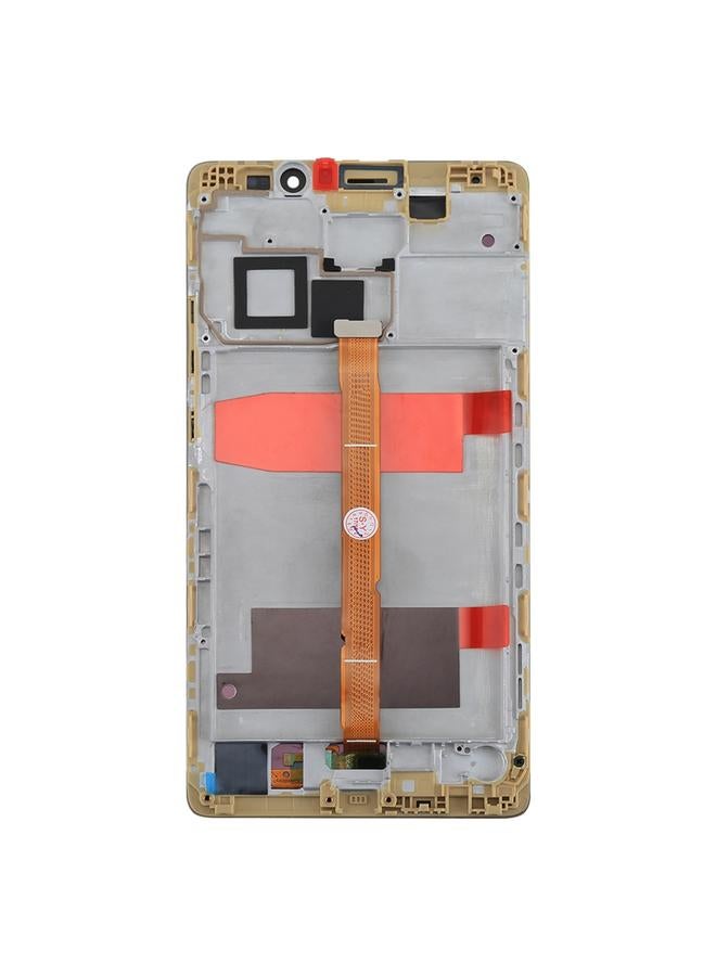 Replacement OEM LCD Screen for Huawei Mate 8 Digitizer Full Assembly with Frame Gold - Image 3