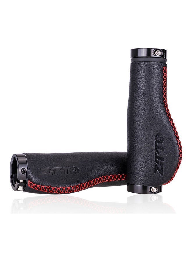 Generic ZTTO Bicycle Handle Cover Imitation Leather Ergonomic Mountain Handlebar Riding Equipment Skid-Proof Grips 10*5*5cm - Image 2