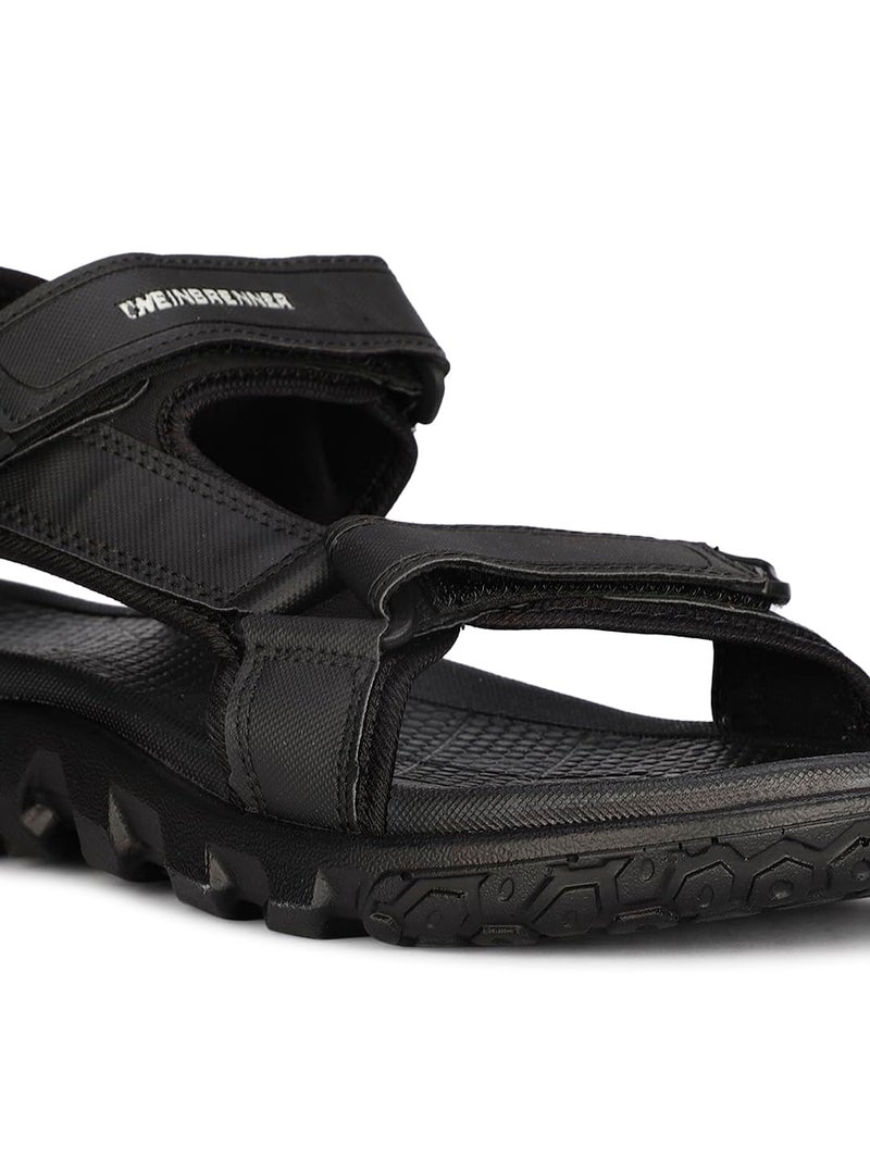 Weinbrenner PROST Mens Sport Stylish Sandal In Black - Image 5
