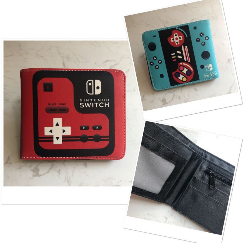 Ps Game Handle Wallet Game Machine Pattern Short Two-Fold Wallet Wallet - Image 1