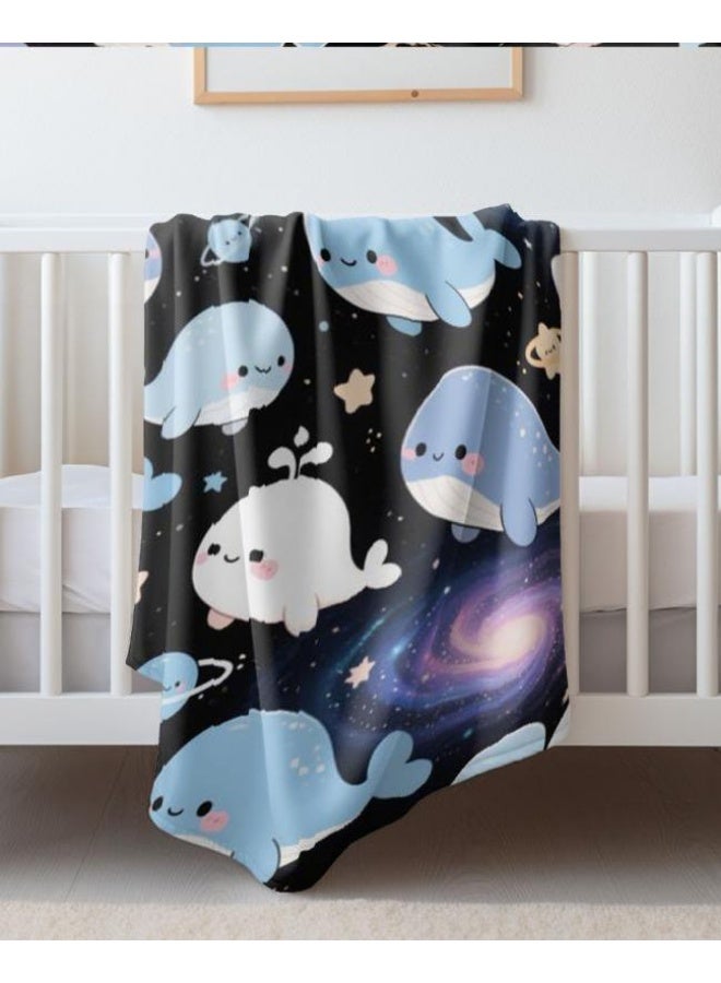 general Baby and children's cartoon flannel thin blanket (warm and comfortable, suitable for sleep, game use) 70cm*100cm - Image 3