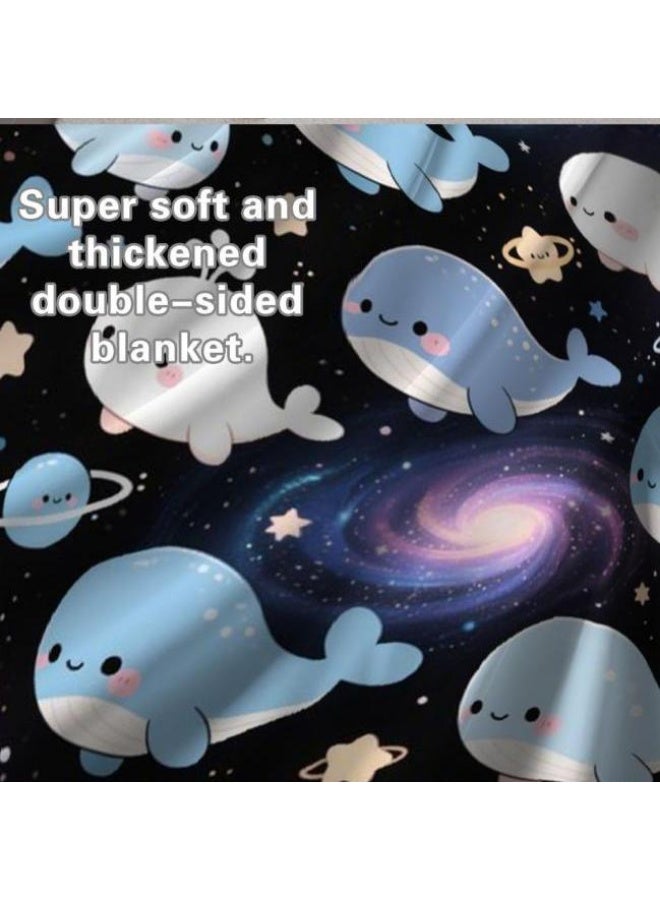 general Baby and children's cartoon flannel thin blanket (warm and comfortable, suitable for sleep, game use) 70cm*100cm - Image 4