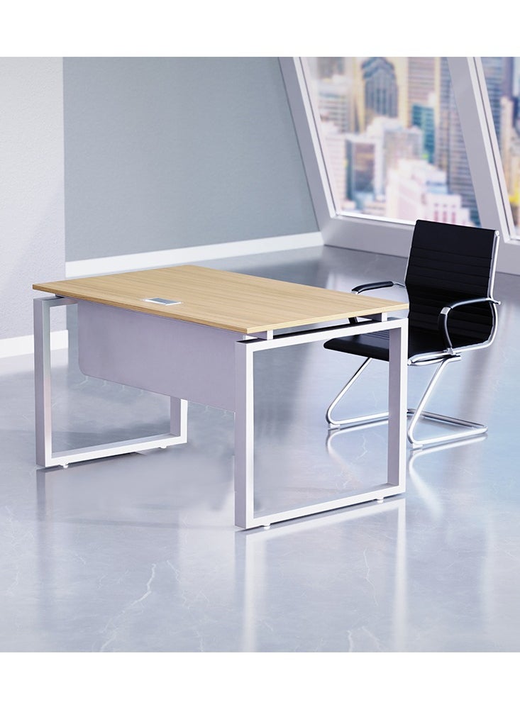 Mahmayi - Mahmayi Carre 5112 Workstation Table without Drawer for Home & Office - Coco Bolo - Image 1