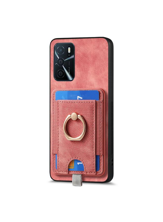 S-TOP Case For OPPO A92S Retro Splitable Magnetic Card Bag Leather Phone Case - Image 2