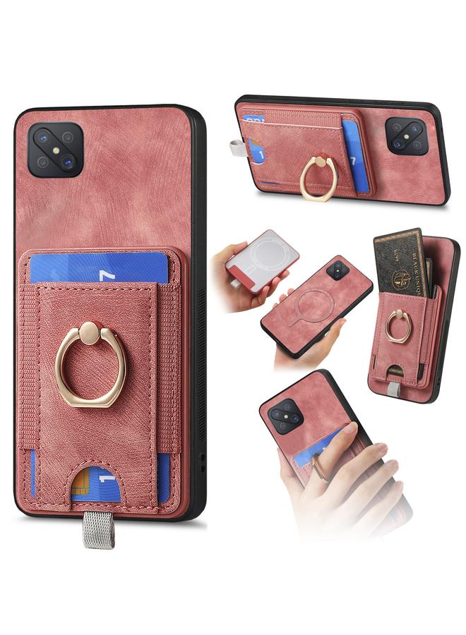 S-TOP Case For OPPO A92S Retro Splitable Magnetic Card Bag Leather Phone Case - Image 1