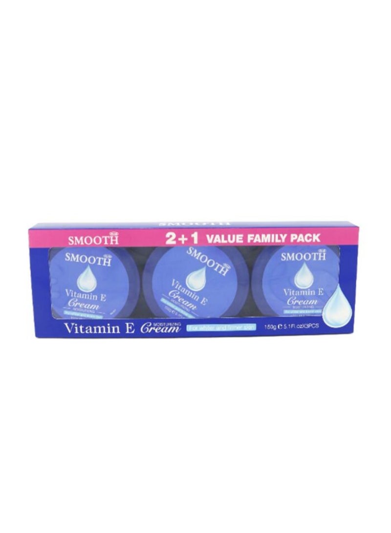 Smooth Moisturizing Cream Set 150Ml x 3 Pc Set 