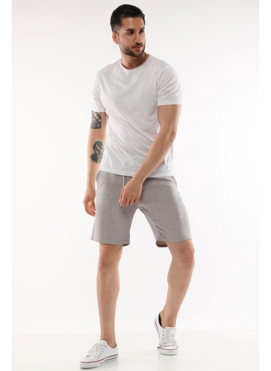 Synthetic Linen High Waist Elastic, Loose Cut Men's Shorts C348 - pzsku/Z997DE8C4C95206AA82CFZ/45/_/1731133420/6e1405ea-eaa5-4690-975e-9d0a91d52a8a