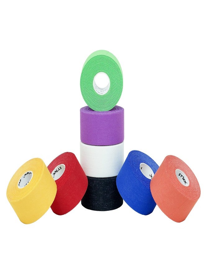 STIKK Athletic Tape - 8pk Multi Color - 1.5'' x 15 Yards - Stabilizing, Supporting Muscles and Joints - Training Supplies to Safeguard Against Sports Injuries - Image 1